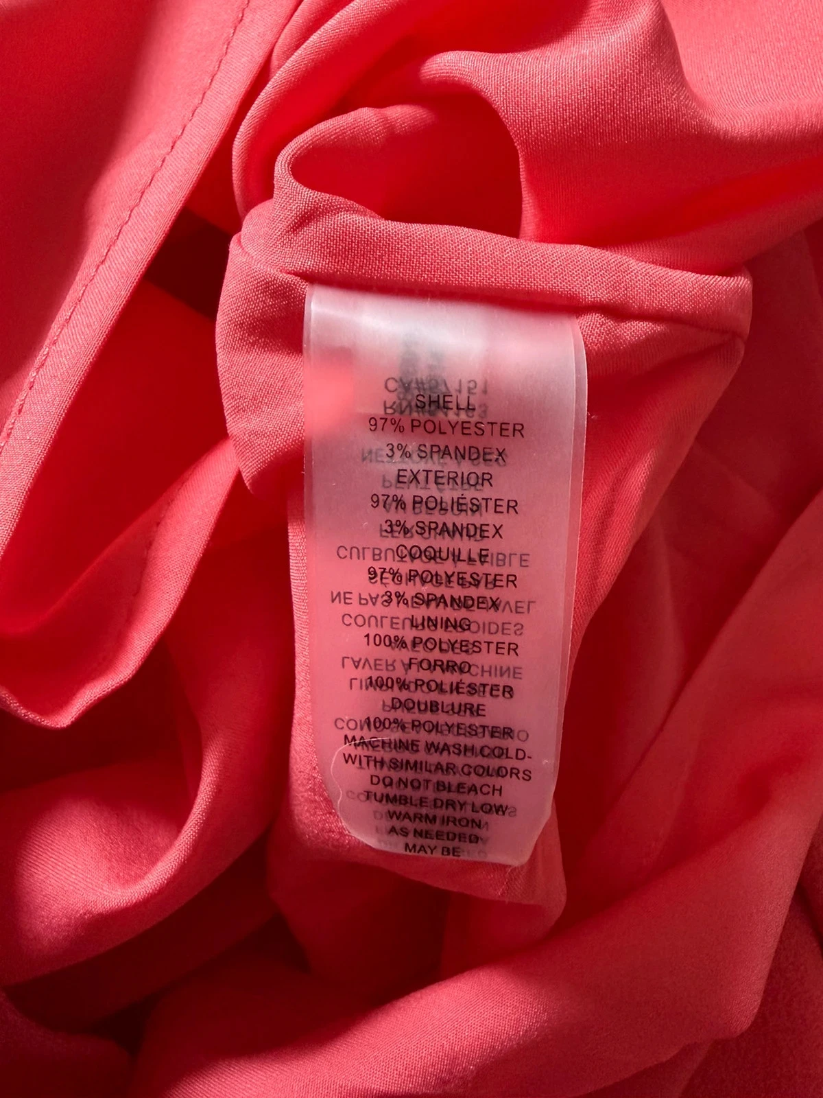 Vestido sin mangas coral – photo 5